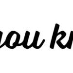 Did you know text in cursive font