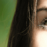 Close-up of a green eye