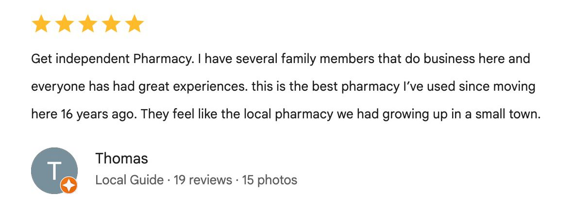 Google review